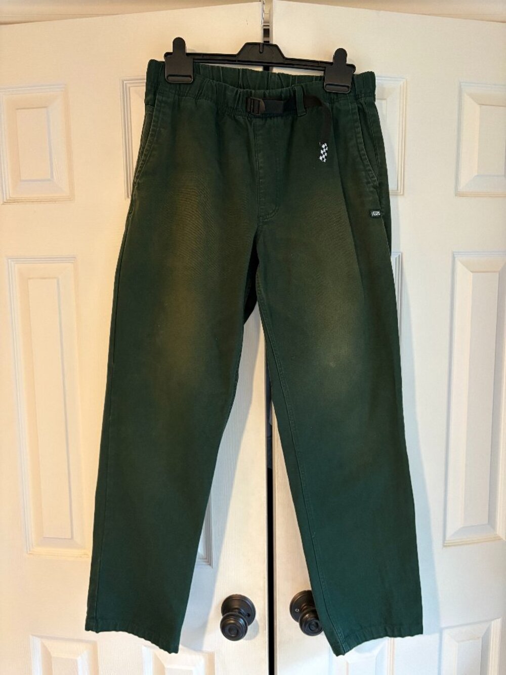 Green Vans Skate Pants